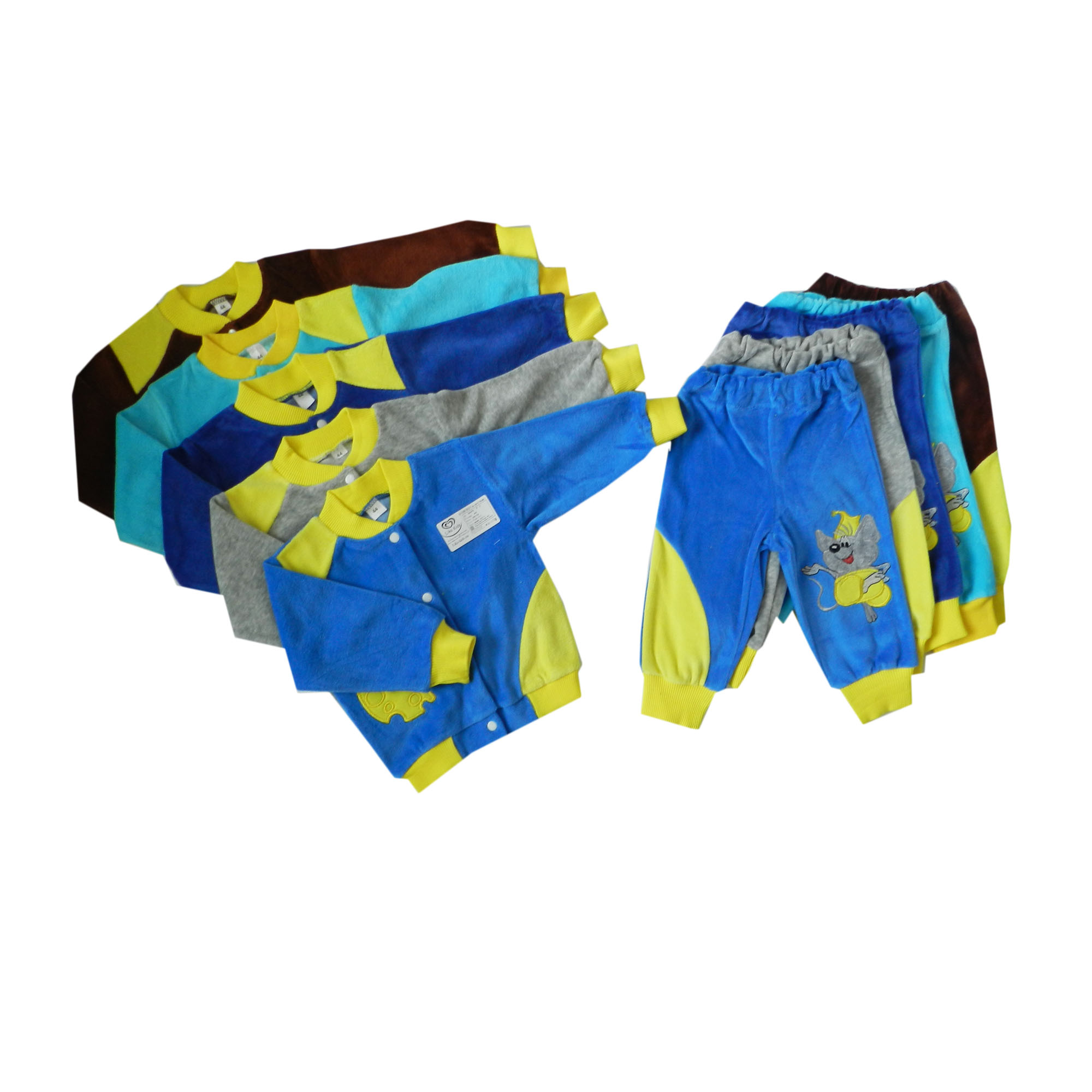 качественная одежда 0099/5 у комплект велюр с вышивкой