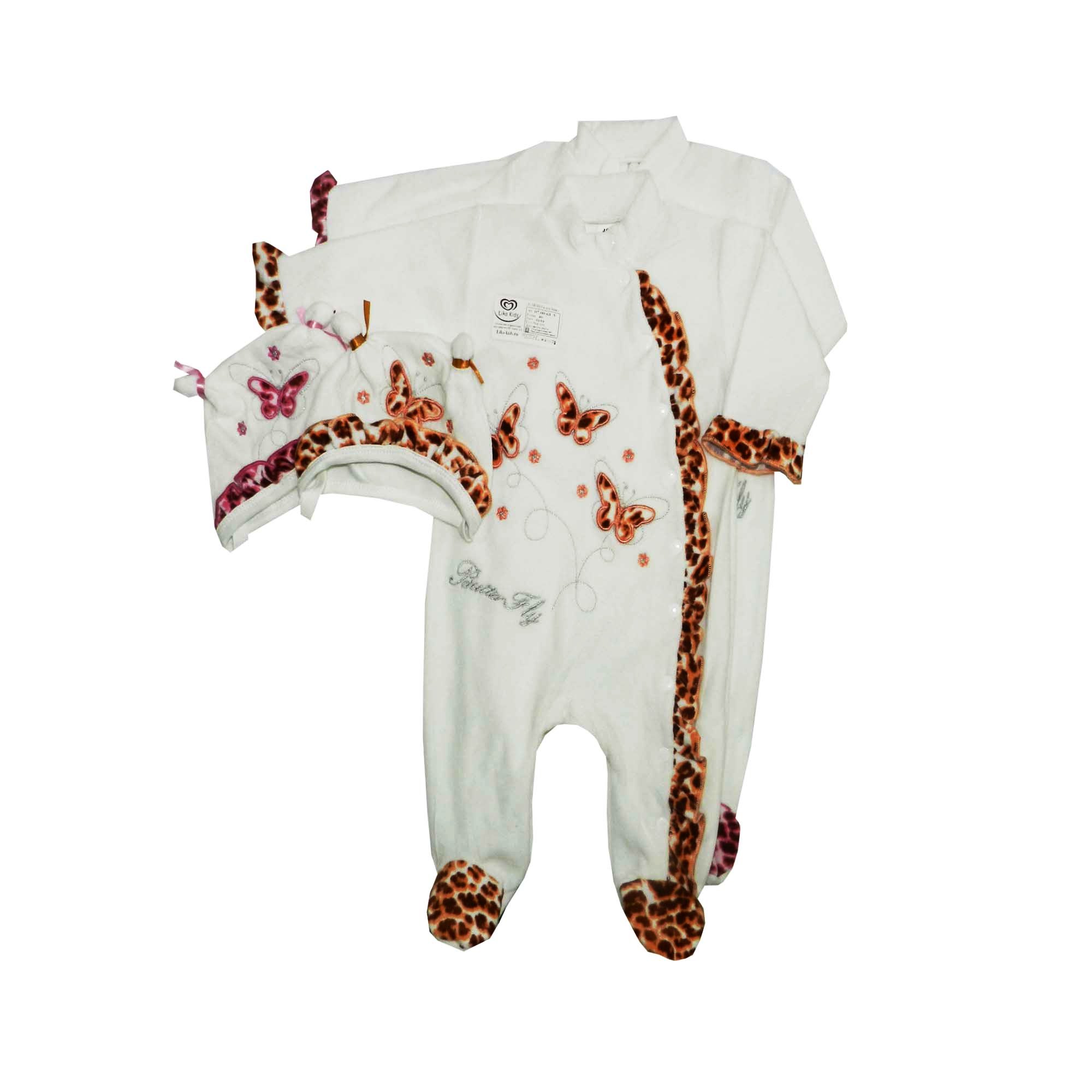 качественная одежда 070063 у комплект ясельный велюр с вышивкой