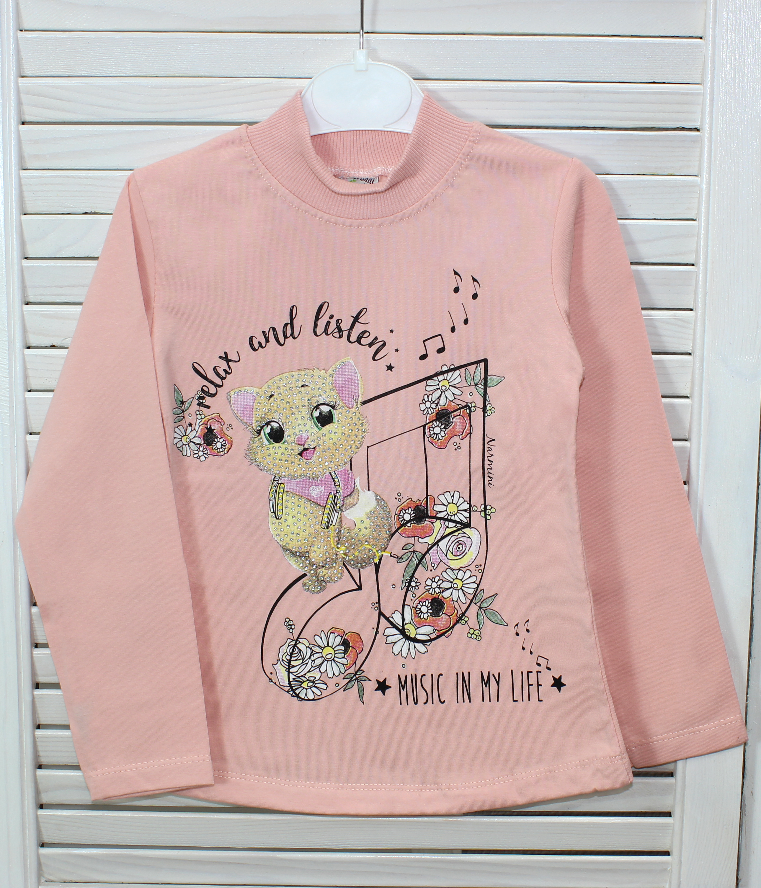 модная детская одежда 6611джемпер для девочки