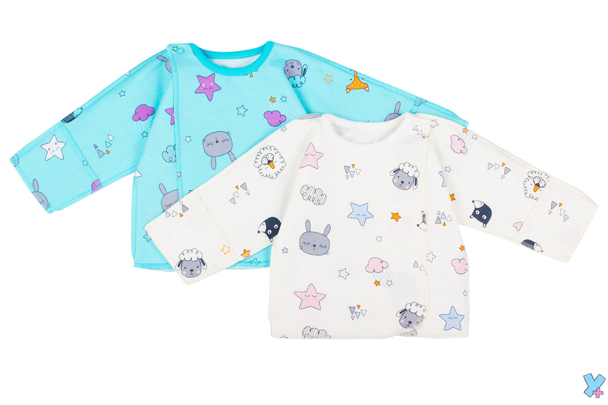 003/1 Распашонка на кнопке (футер)  купить + умка +	