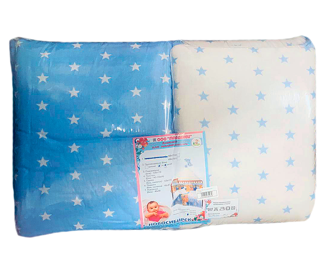 КПБ 6 пр. борт 12 подушек поплин