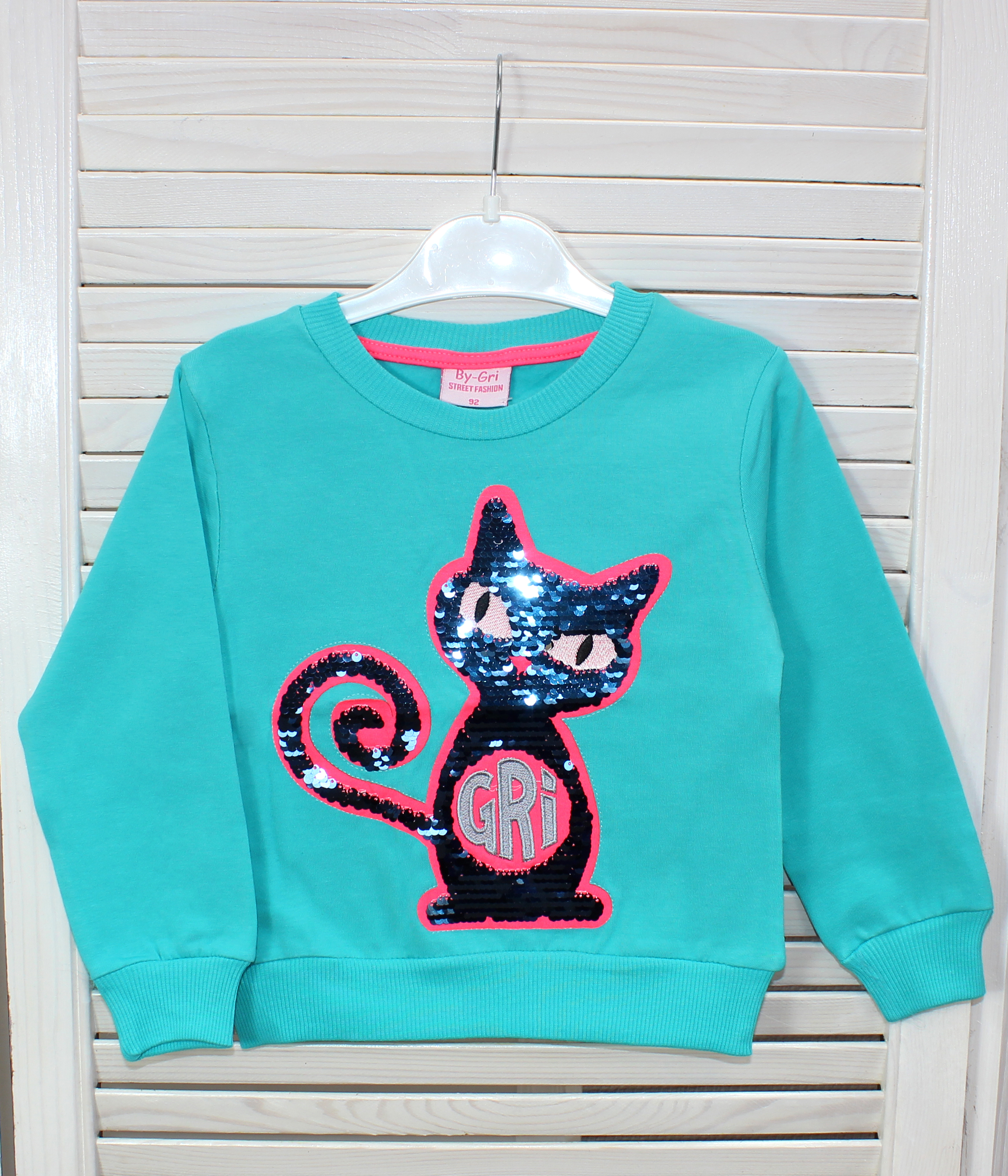 модная детская одежда 16765 джемпер для девочки(начес)