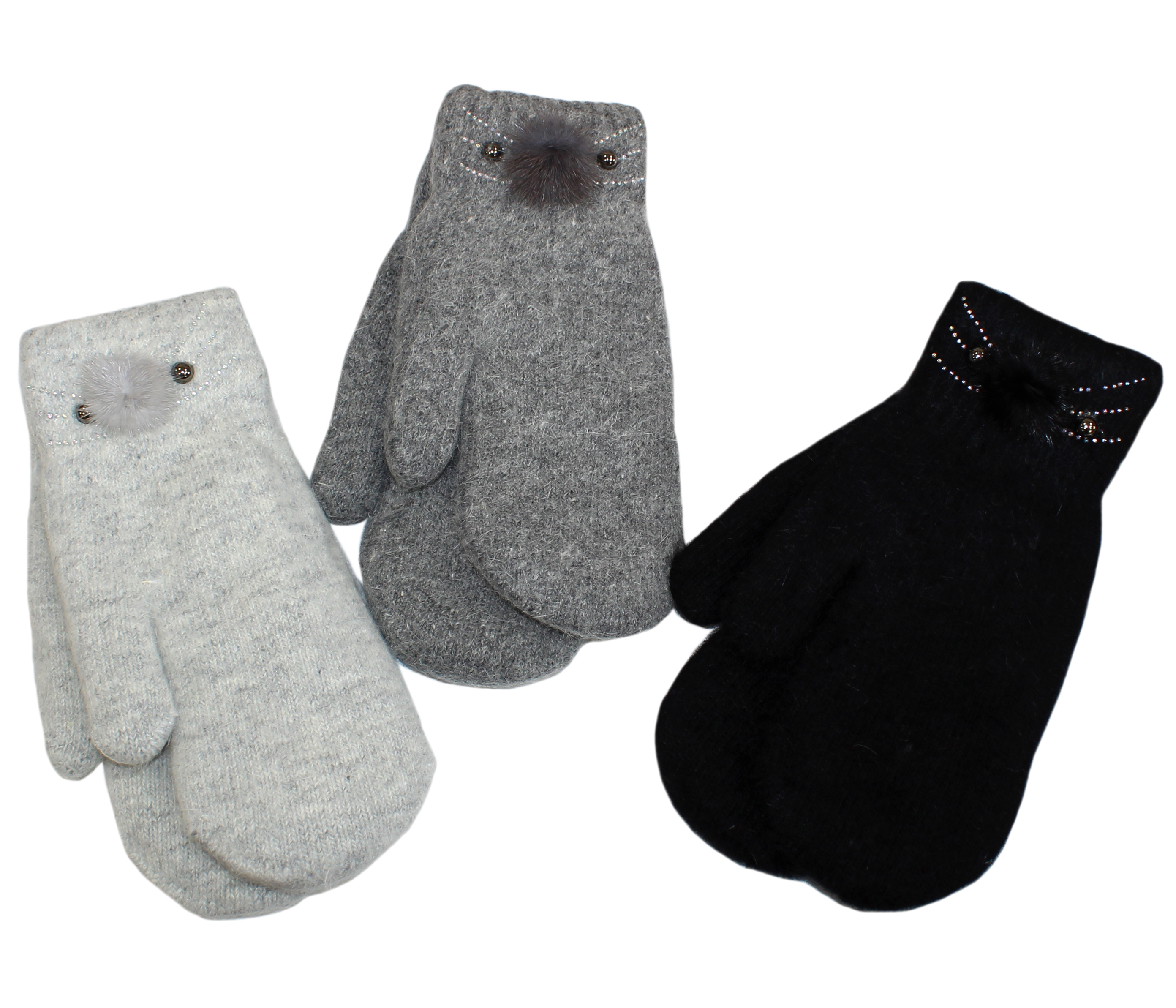 6332 Варежки женские