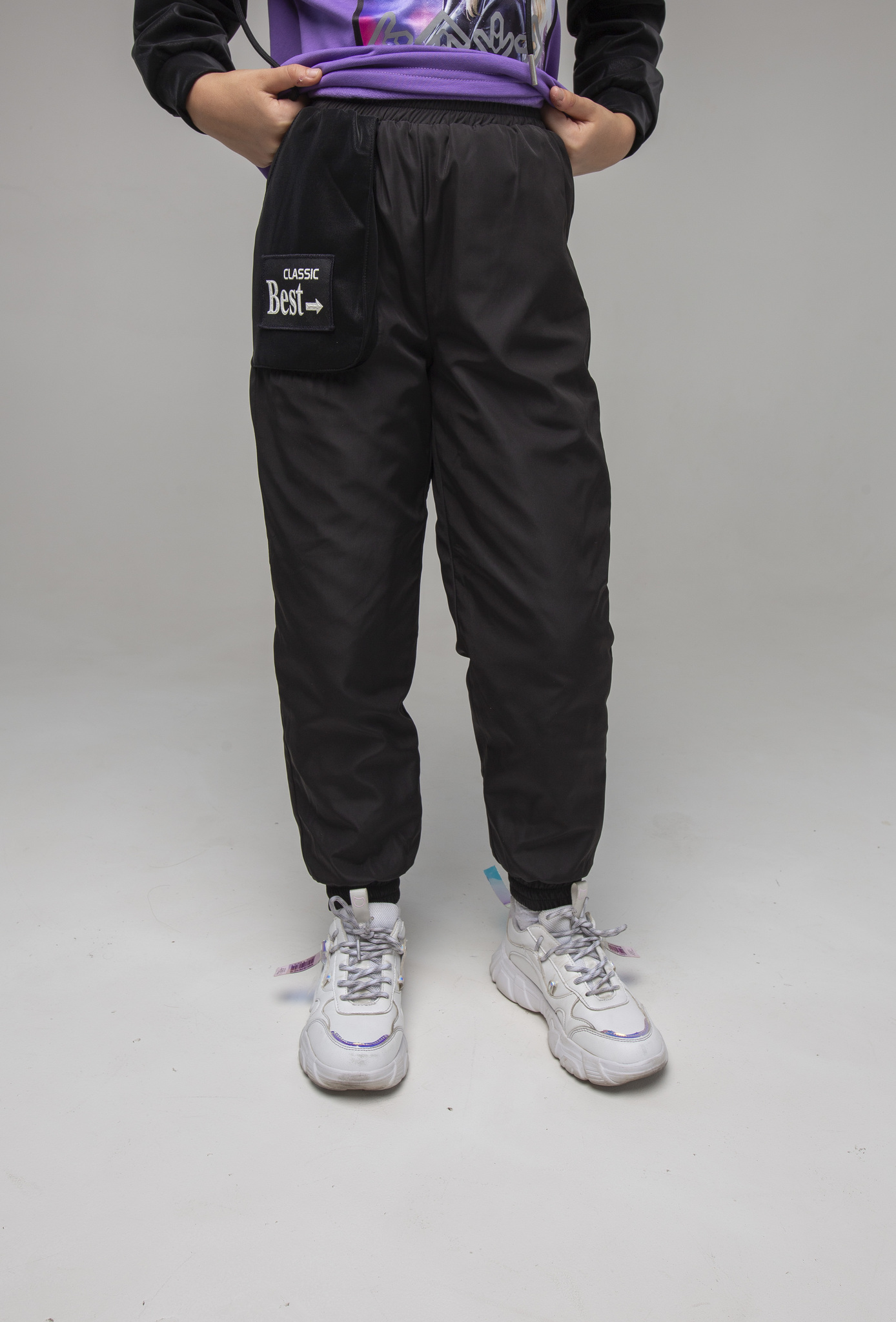 21112 Брюки для девочки весна/осень для детей