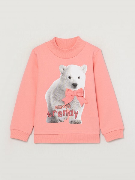 модная детская одежда 62825 водолазка для девочки 