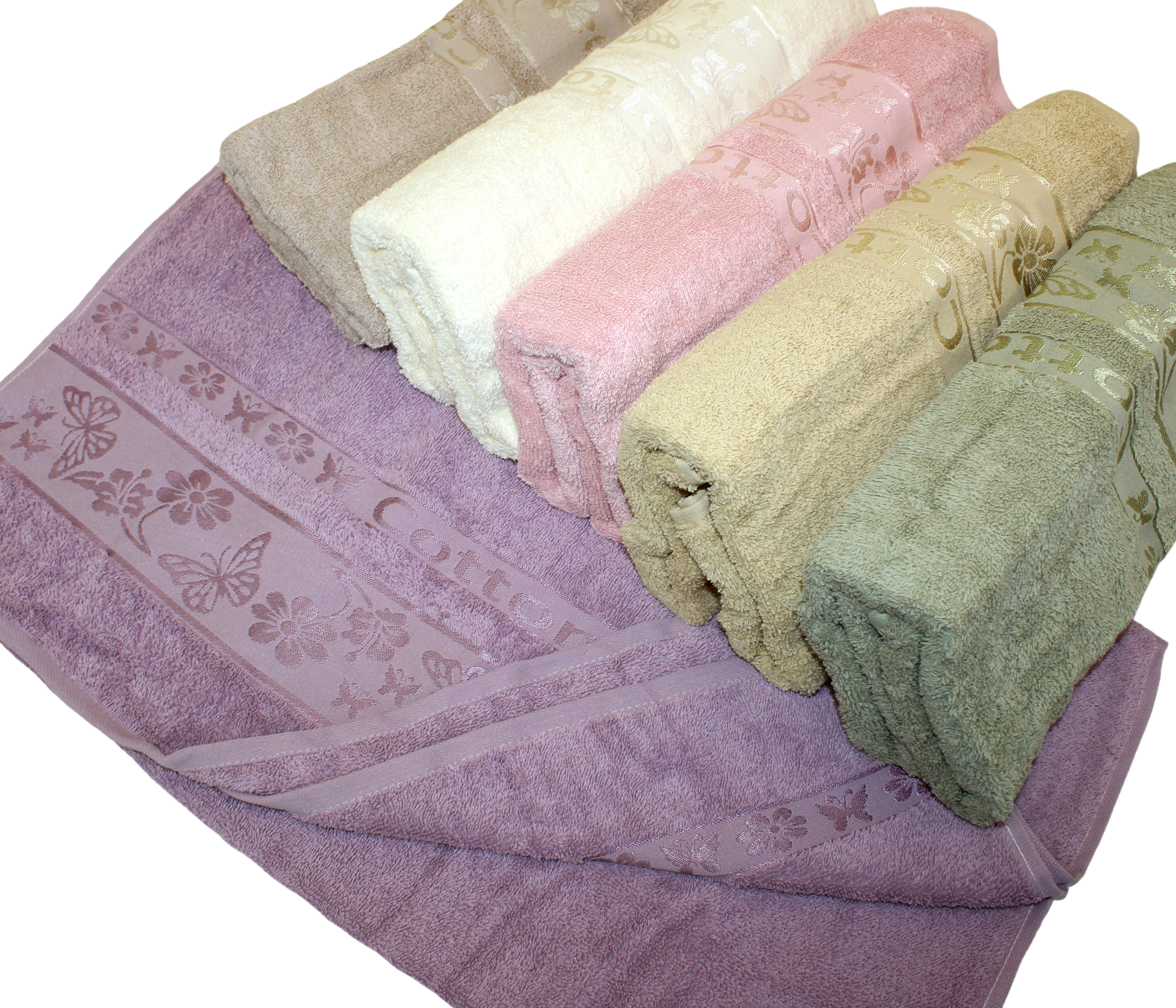 качественный 2158/2 полотенце махровое с бордюром 70*140