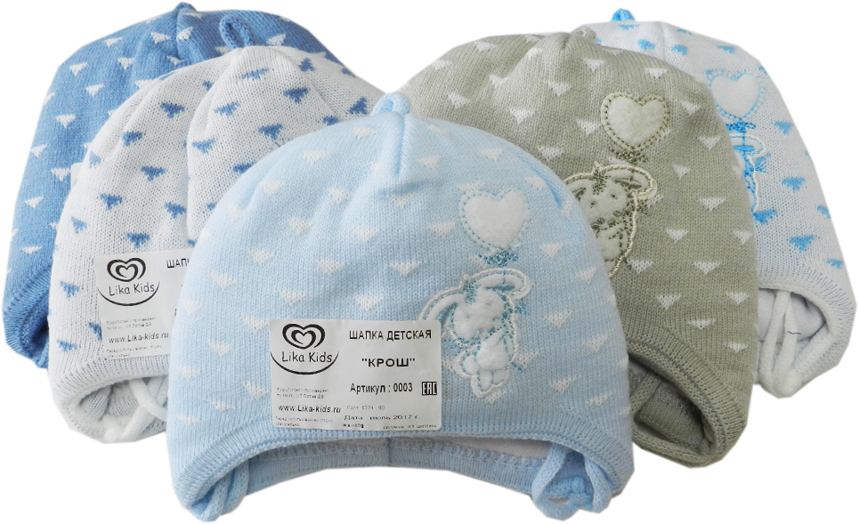 0003/1 Крош шапка детская хлопок
