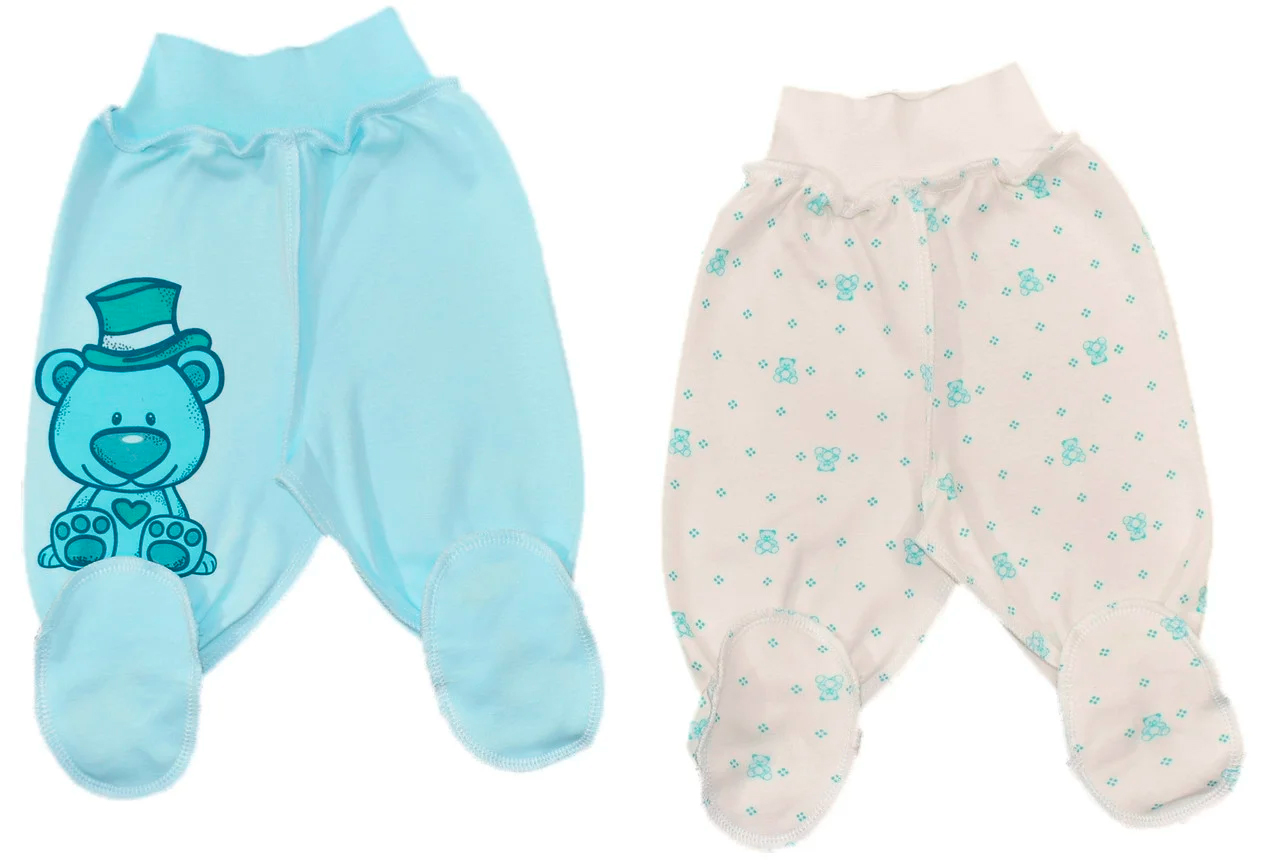 24530 Ползунки евро Маленькие мишки интерлок