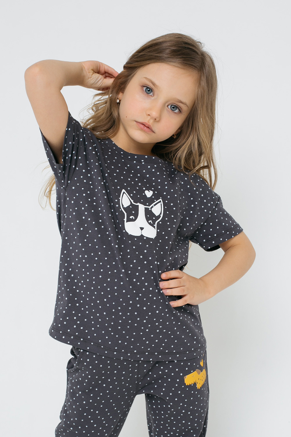 модная детская одежда 301390/ к1272 фуфайка для девочки