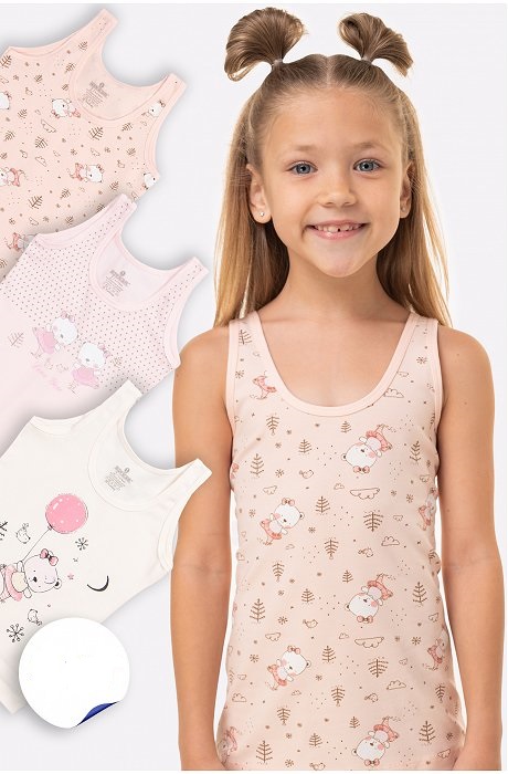 модная детская одежда 4252 майка для девочки