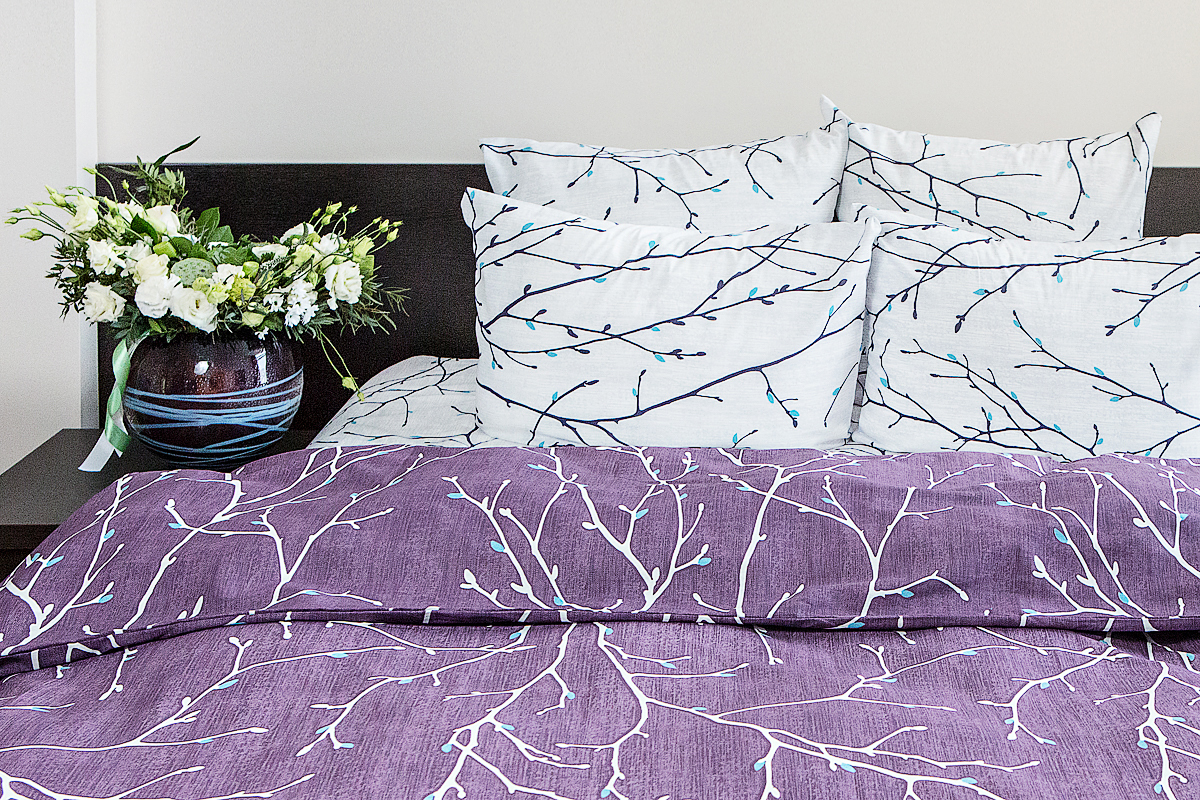 качественный кпб поплин 2 сп с европростыней ночь нежна