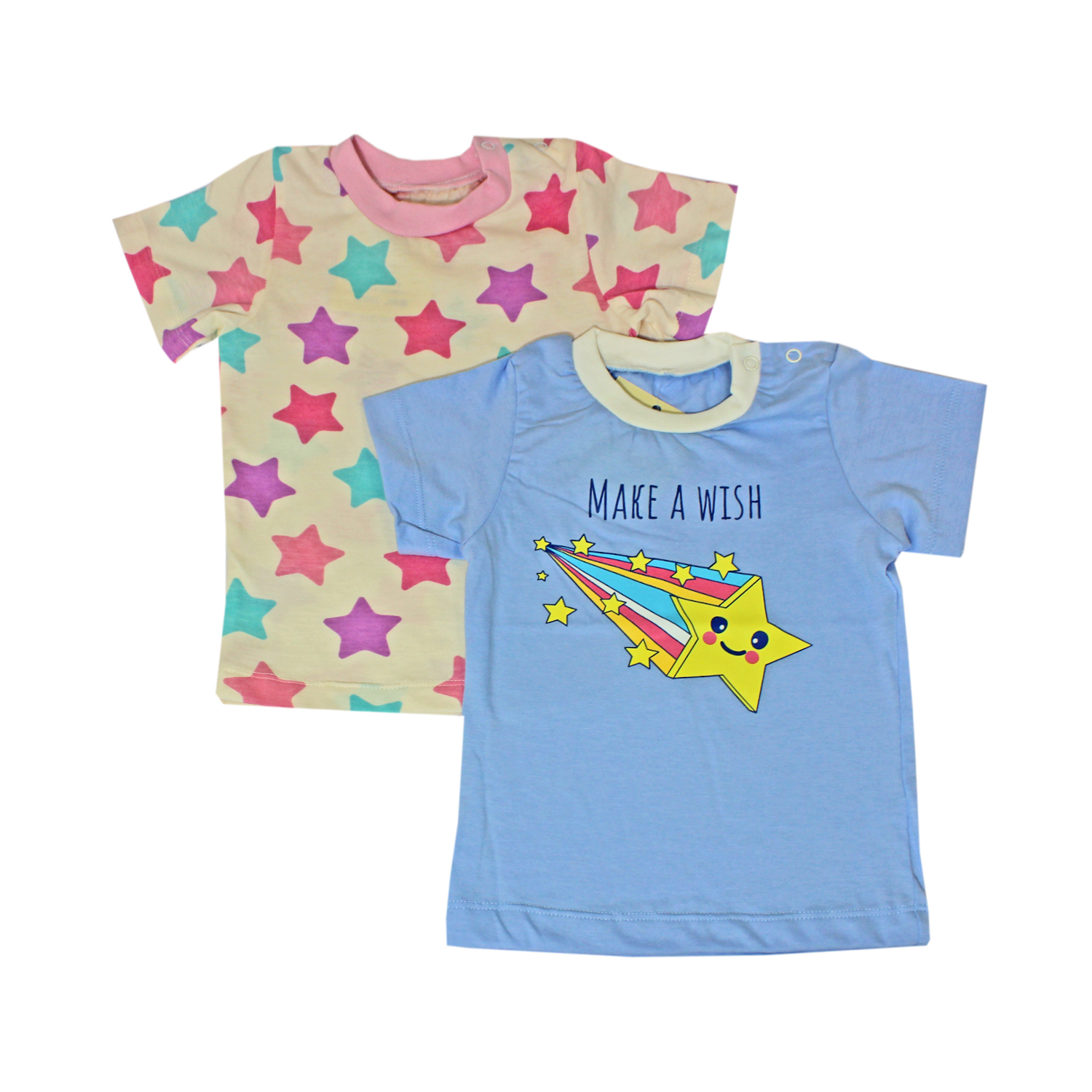 Звезда футболка ясельная кулир