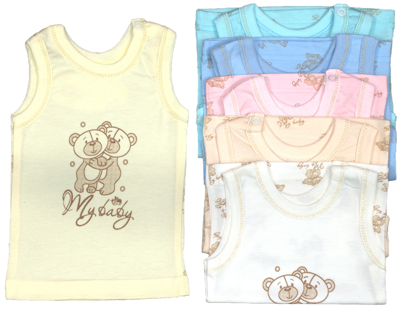 12599 Майка "Дружные мишки" нижнее белье купить в интернет-магазине