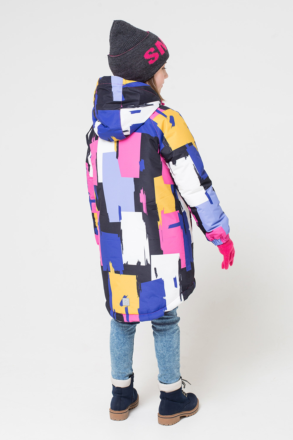 38038/н/2 ВК ГР Пальто для девочки зима детская купить