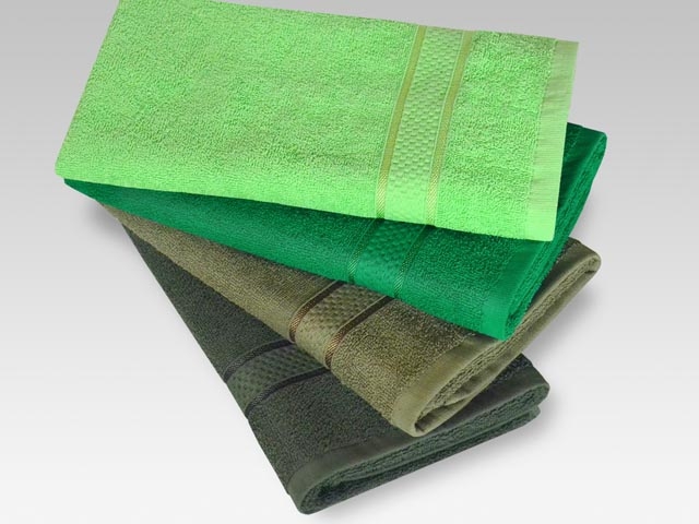 качественный 1234 полотенце гладкокрашеное с бордюром 40*70