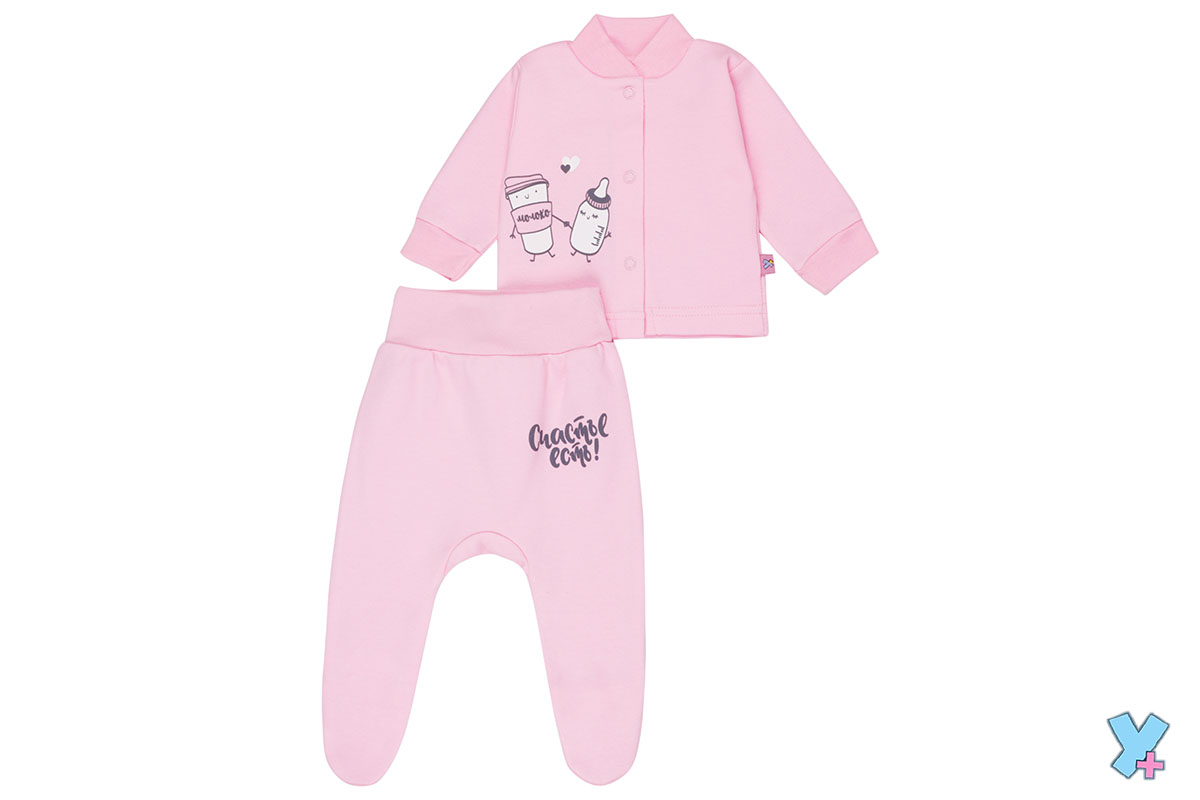 002/006п Комплект ползунки, кофточка (интерлок, печать)