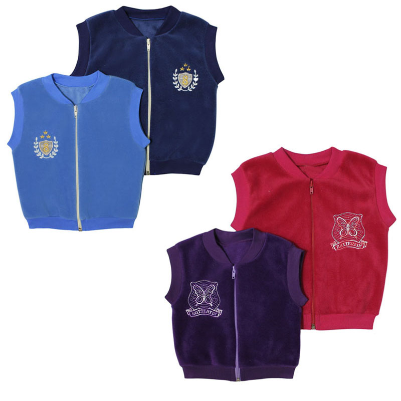 качественная одежда 0461/72 у жилет детский полар с вышивкой