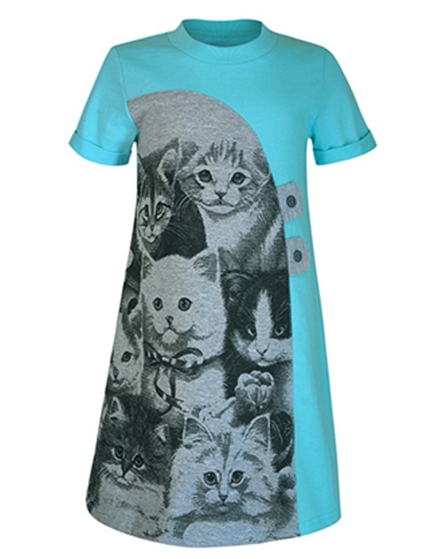 модная детская одежда 11-10-6 платье