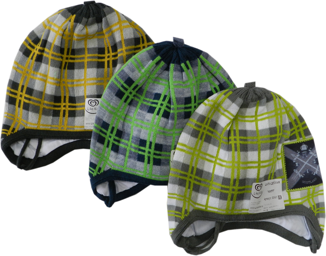 0014/1 Килт хлопок шапка детская 