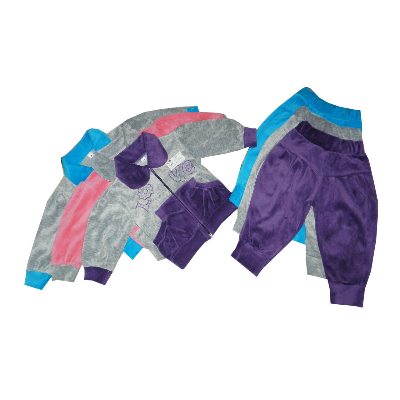 0052 У Комплект детский велюр