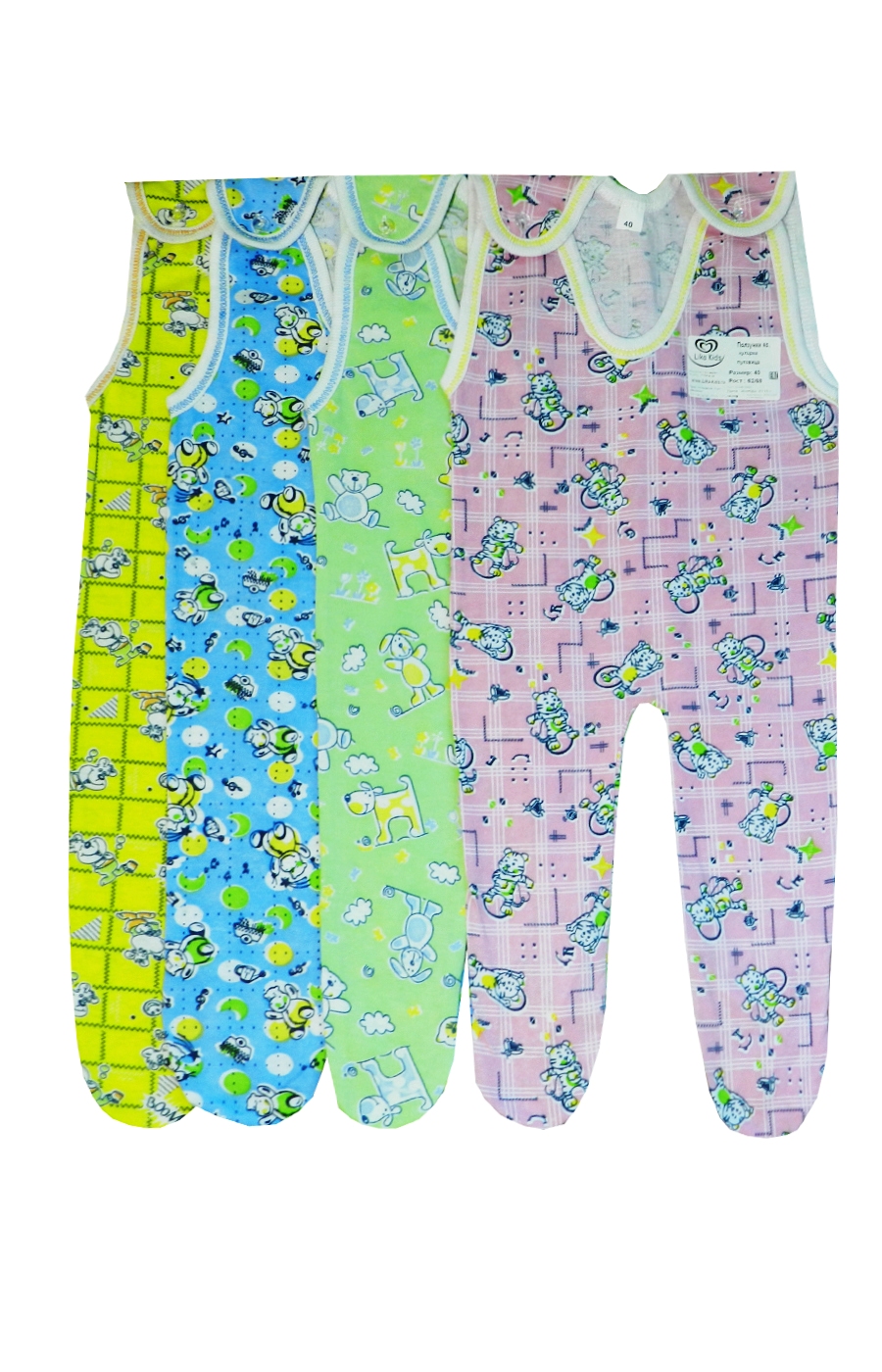 качественная одежда ползунки пуговица кулирка