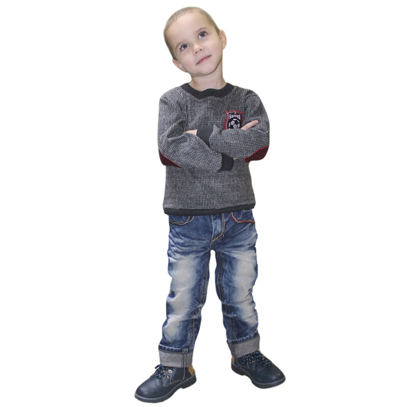 230759 У Джемпер детский с вышивкой