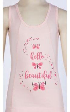 модная детская одежда 4562 майка для девочки