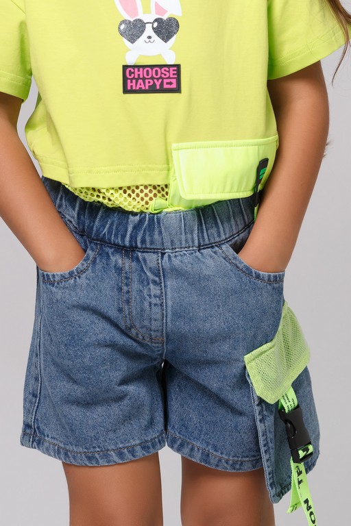 модная детская одежда 18916 шорты для девочки 