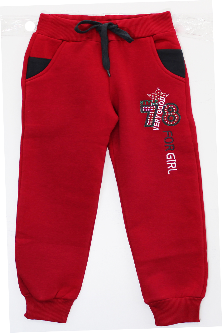 модная детская одежда 5282/2 брюки спортивные для девочки