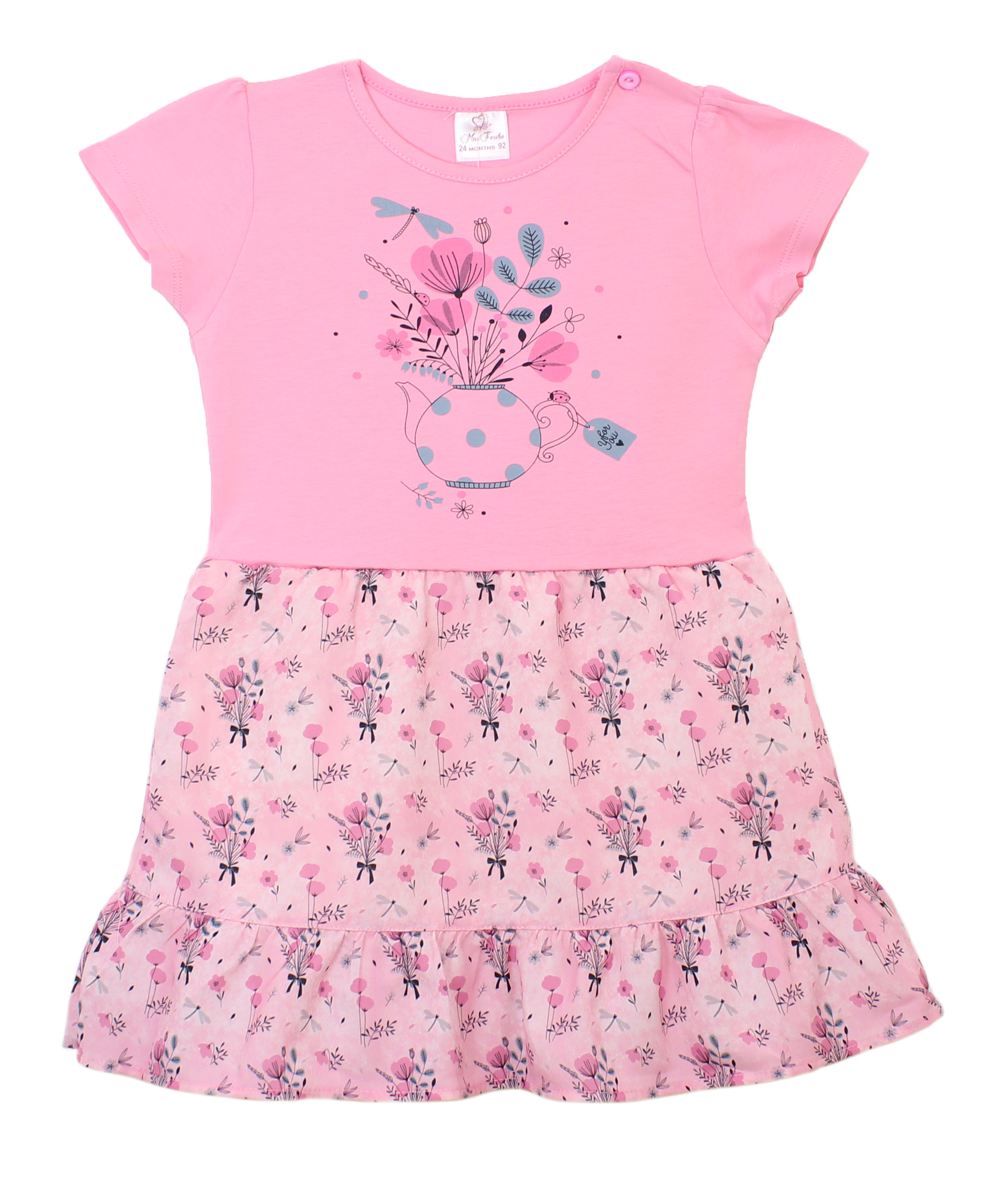 модная детская одежда 662 платье ясельное