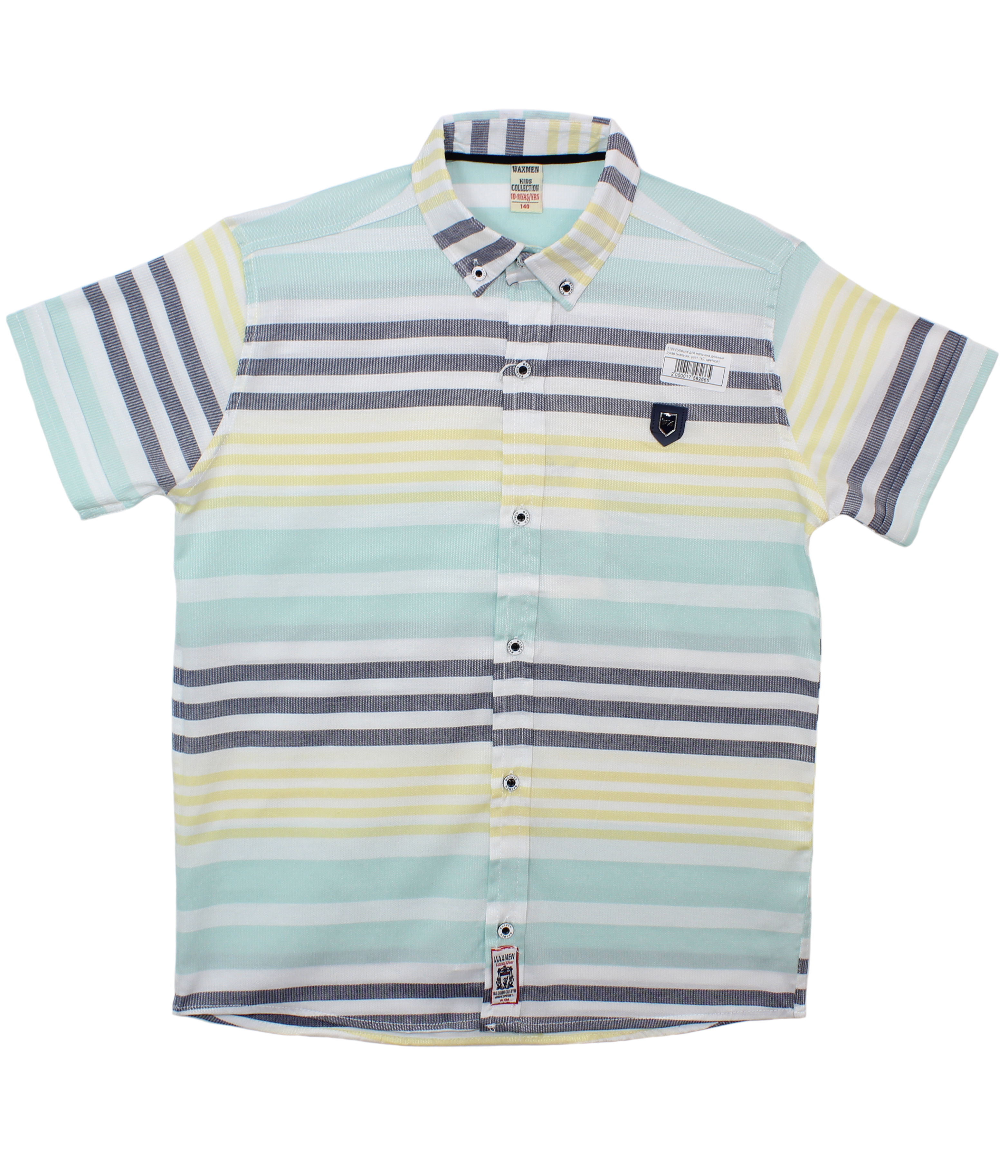 модная детская одежда 5199 рубашка для мальчика короткий рукав турция