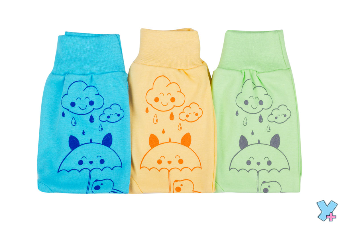 006п Ползунки на широкой резинке (интерлок, печать)