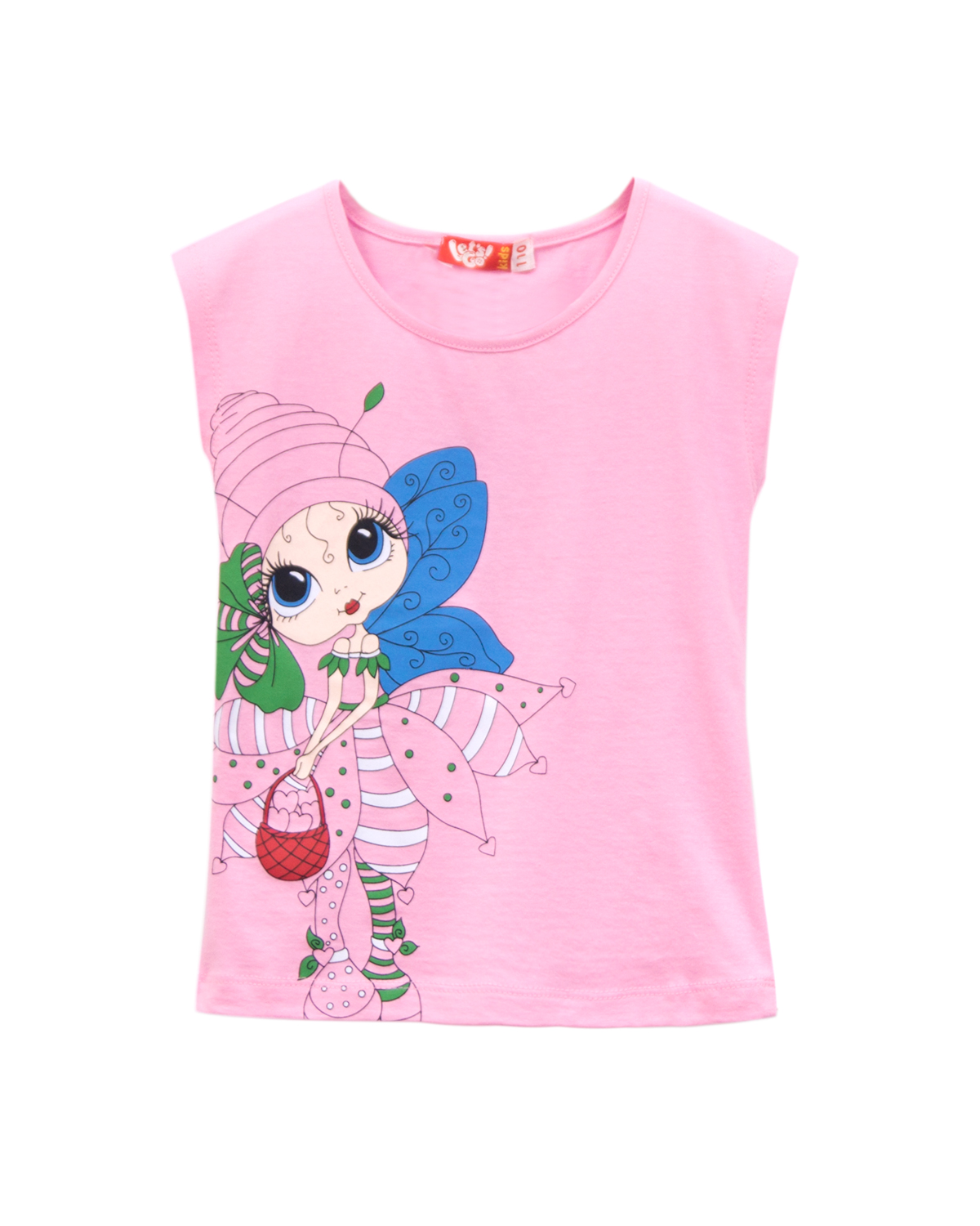 модная детская одежда 51112 футболка для девочки