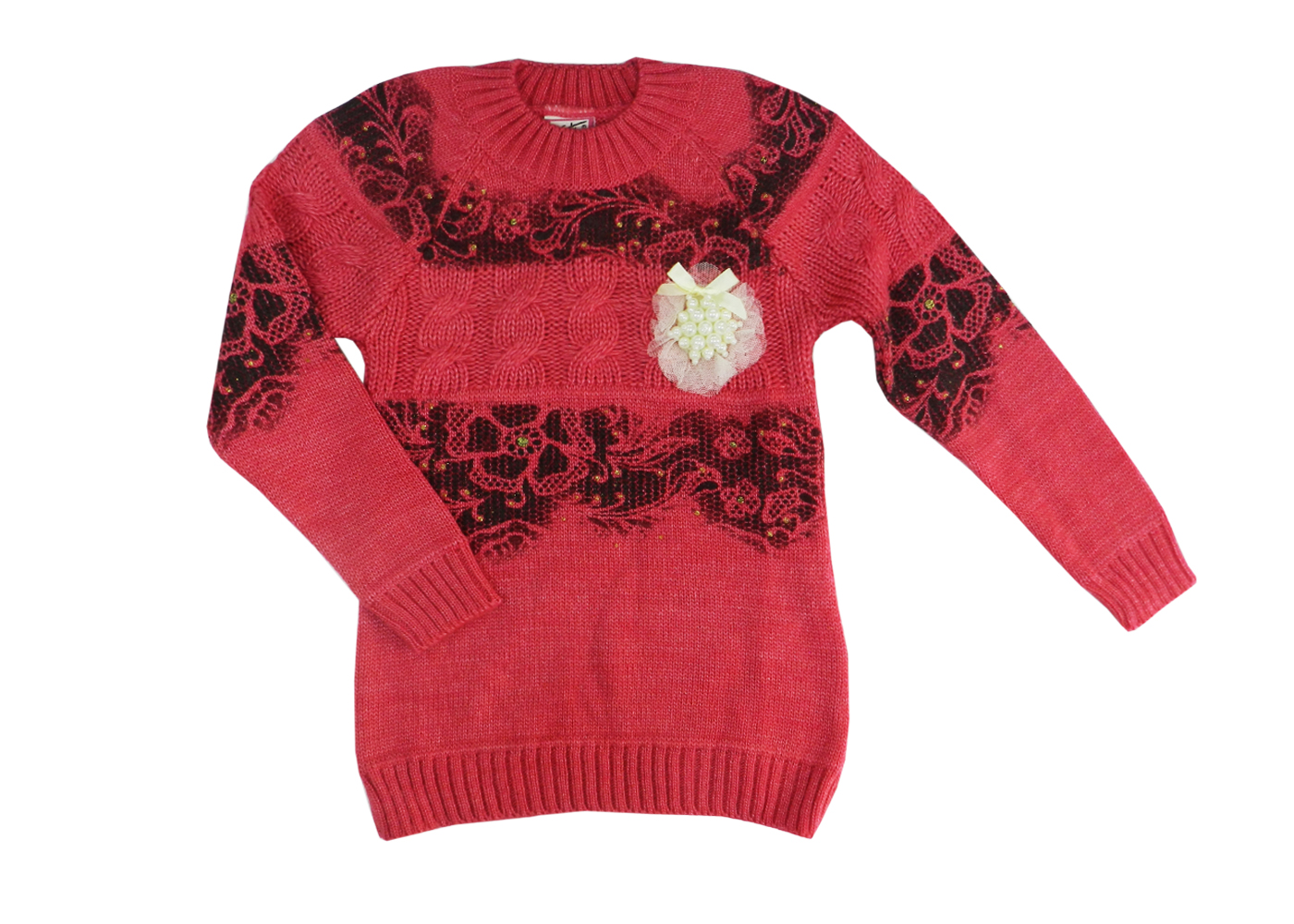 модная детская одежда 2250 джемпер для девочки