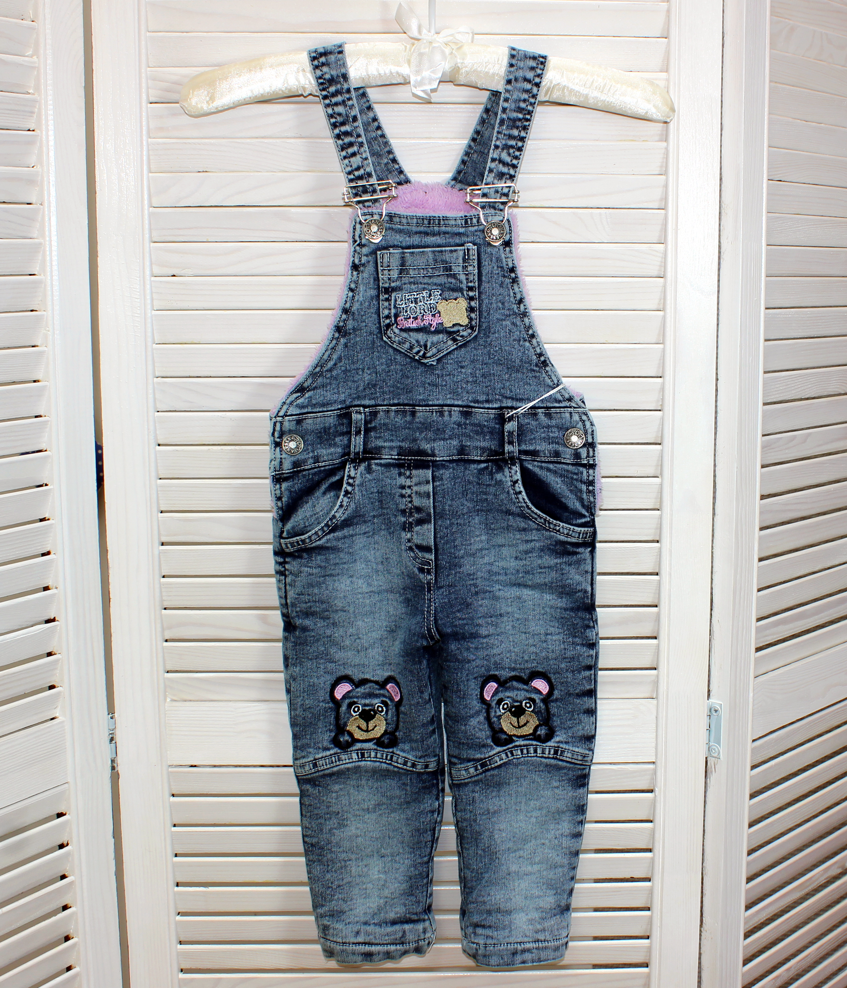 1222 Комбинезоны джинсовый для девочки