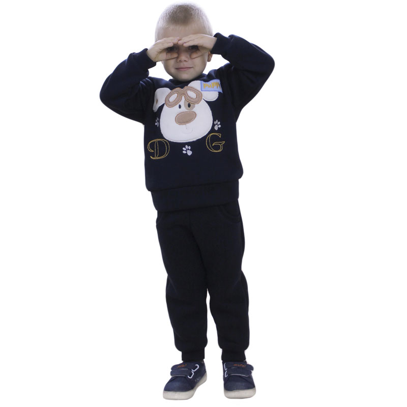 080742 У Костюм детский начес+вышивка